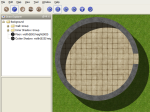 Draw Explorer showing named drawings