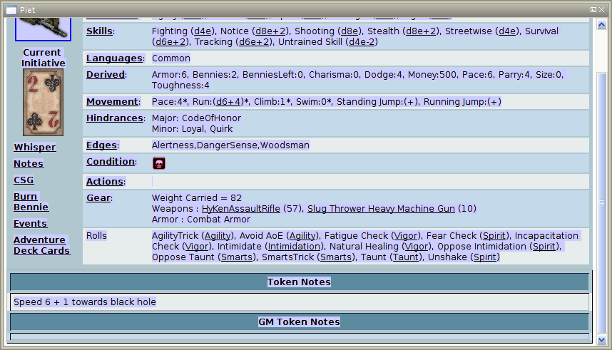 HTML Example with selected text