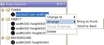 Drawing Explorer change z-order