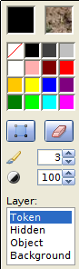 Drawing palette